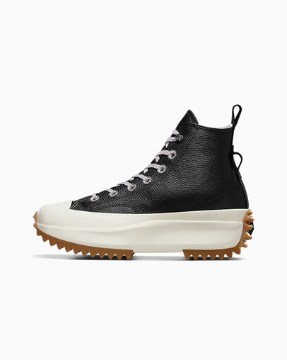 Converse Run Star Hike Women Platform Shoes Black / Orange NZ | C-87901659