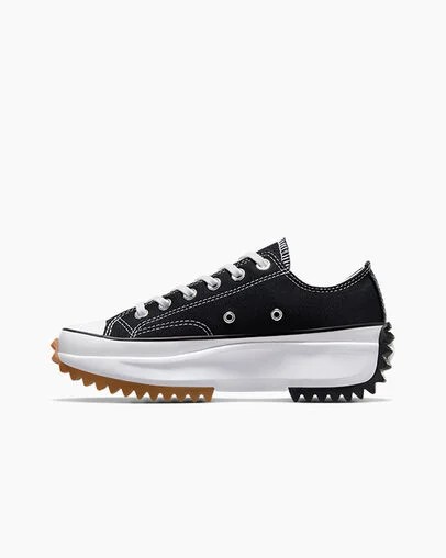 Converse Run Star Hike Women Platform Shoes Black / White NZ | C-01853949