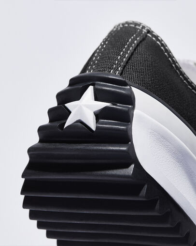 Converse Run Star Hike Women Platform Shoes Black / White NZ | C-01853949