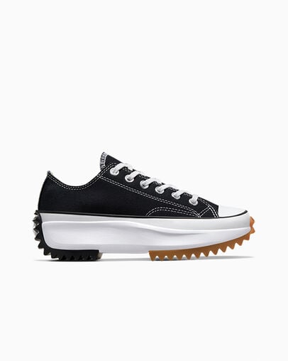 Converse Run Star Hike Women Platform Shoes Black / White NZ | C-01853949