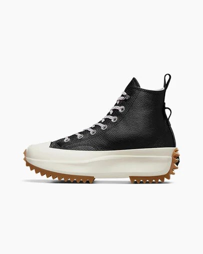 Converse Run Star Hike Women Platform Shoes Black / Orange NZ | C-90237159