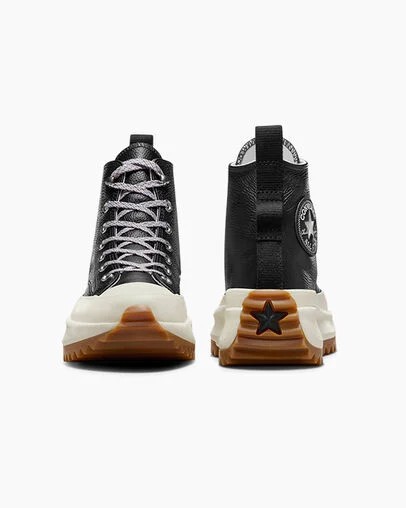 Converse Run Star Hike Women Platform Shoes Black / Orange NZ | C-90237159