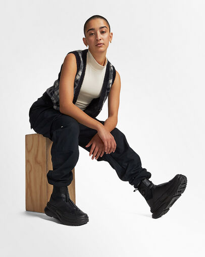 Converse Run Star Legacy Women Boots Black NZ | C-48179259