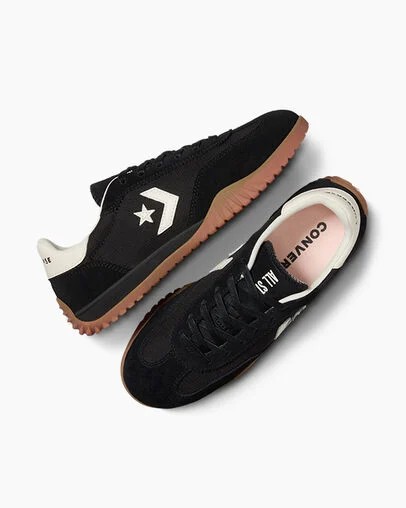 Converse Run Star Men Trainers Black / Orange NZ | C-61920379