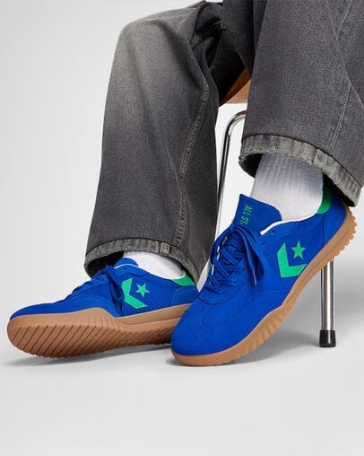 Converse Run Star Men Trainers Blue / Green NZ | C-64750139