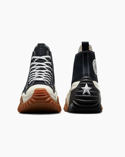 Converse Run Star Motion Women Platform Shoes Black / White / Orange NZ | C-89610279