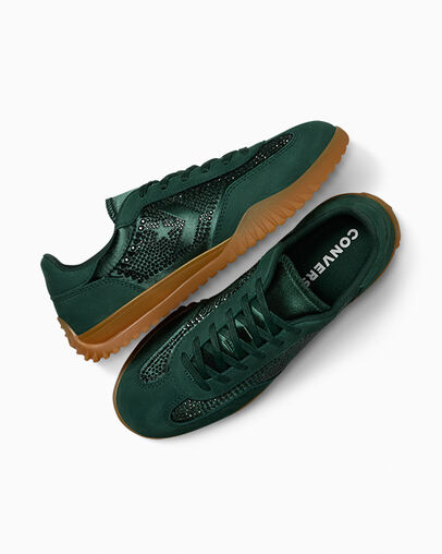 Converse Run Star Swarovski® Crystals Women Trainers Deep Turquoise / White / Multicolor NZ | C-96413879