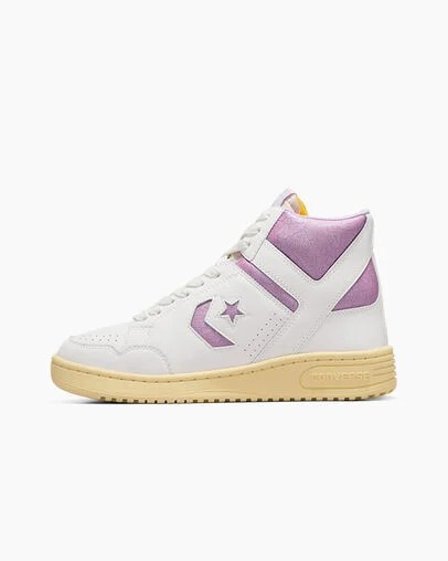 Converse Shai Weapon Men Basketball Shoes White / Purple NZ | C-67125989