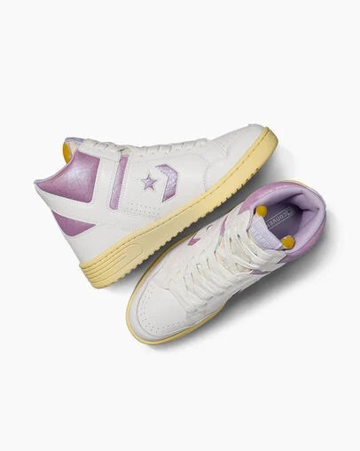 Converse Shai Weapon Men Basketball Shoes White / Purple NZ | C-67125989