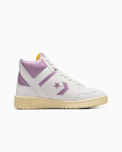Converse Shai Weapon Men Basketball Shoes White / Purple NZ | C-67125989