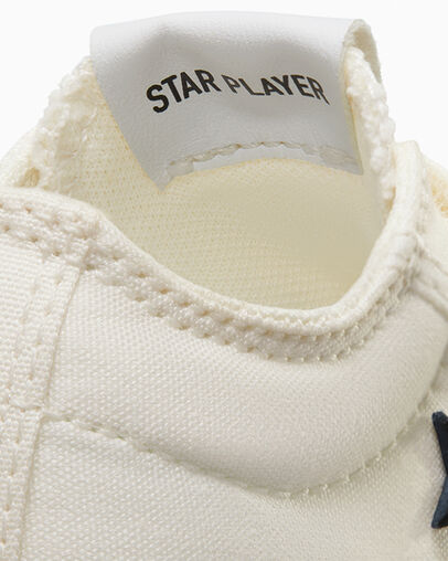 Converse Star Player 76 Easy-On Kids' Canvas Shoes White / Black NZ | C-63824759