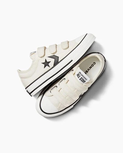 Converse Star Player 76 Kids' Sneakers White / Black NZ | C-87965439