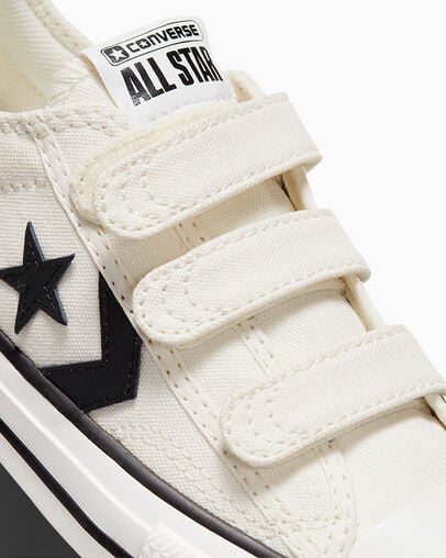 Converse Star Player 76 Kids' Sneakers White / Black NZ | C-87965439