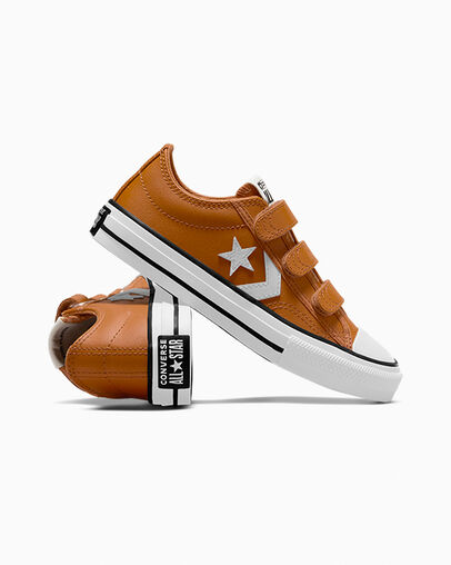Converse Star Player 76 Leather Kids' Sneakers Multicolor NZ | C-49502179