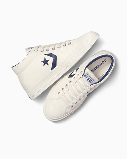 Converse Star Player 76 Men Boots White / Navy / Blue NZ | C-07589649