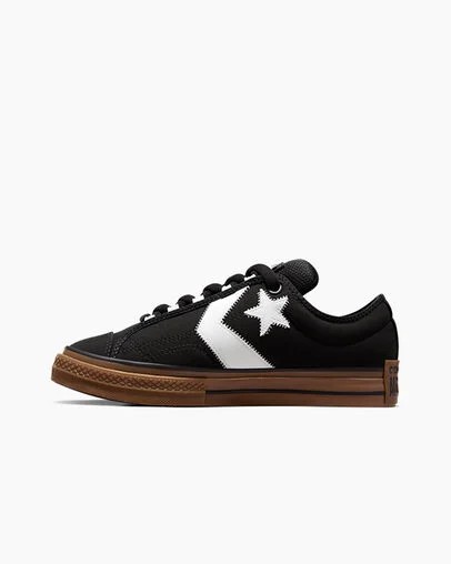 Converse Star Player 76 Puff Men Skate Shoes Black / White NZ | C-27065149