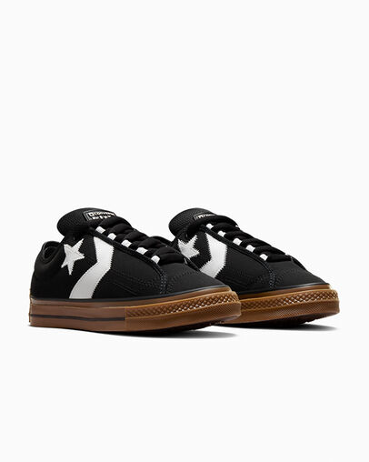 Converse Star Player 76 Puff Men Skate Shoes Black / White NZ | C-27065149