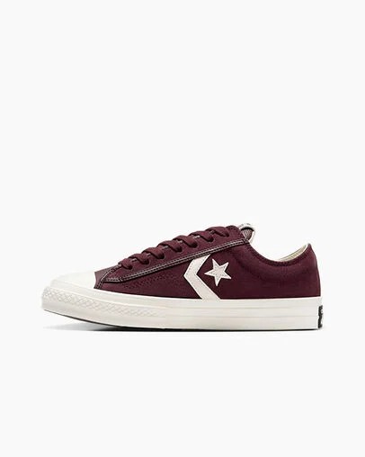 Converse Star Player 76 Suede Men Skate Shoes Burgundy / Purple / Black NZ | C-09526379