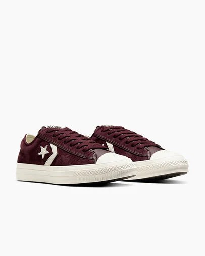 Converse Star Player 76 Suede Men Skate Shoes Burgundy / Purple / Black NZ | C-09526379