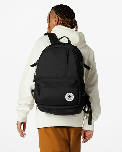 Converse Straight Edge Men Backpacks Black NZ | C-51963729