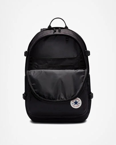 Converse Straight Edge Men Backpacks Black NZ | C-51963729