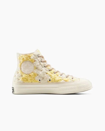 Converse Upcycle Chuck 70 Crochet Blankets Men Sneakers White / Black / Multicolor NZ | C-64950819