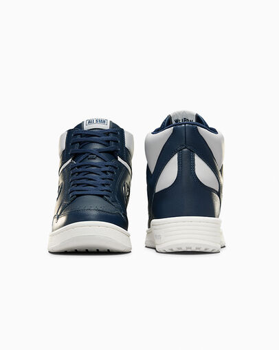 Converse Weapon Leather Men Boots Navy / Grey NZ | C-85172409