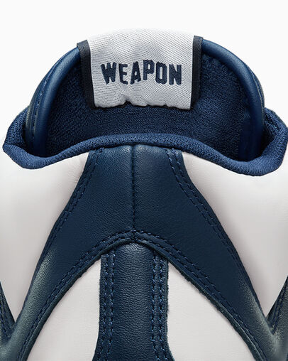 Converse Weapon Leather Men Boots Navy / Grey NZ | C-85172409
