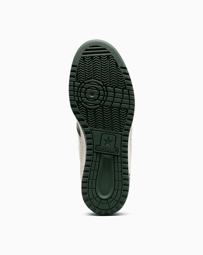 Converse Weapon Leather Women Basketball Shoes Green / White NZ | C-02731989