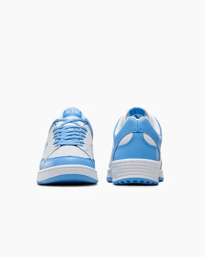 Converse Weapon Leather Women Basketball Shoes White / Blue NZ | C-67304159