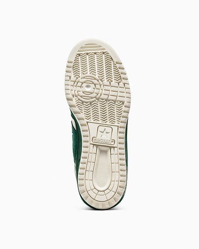 Converse Weapon Leather Women Basketball Shoes Green NZ | C-01659479
