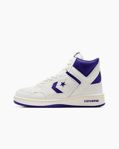 Converse Weapon Men Boots Purple / White NZ | C-75012969