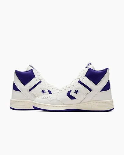 Converse Weapon Men Boots Purple / White NZ | C-75012969