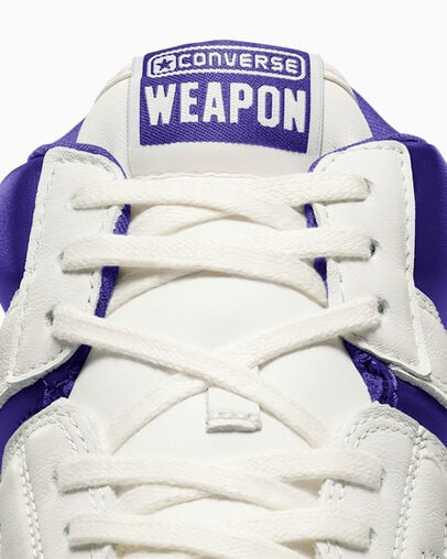 Converse Weapon Men Boots Purple / White NZ | C-75012969