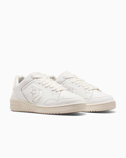 Converse Weapon Mono Leather Women Basketball Shoes White / Beige NZ | C-12659749