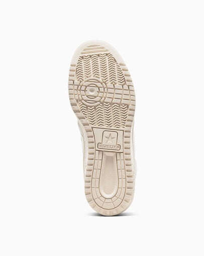Converse Weapon Mono Leather Women Basketball Shoes White / Beige NZ | C-12659749