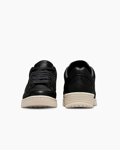 Converse Weapon Mono Leather Women Basketball Shoes Black / Beige White NZ | C-58307969