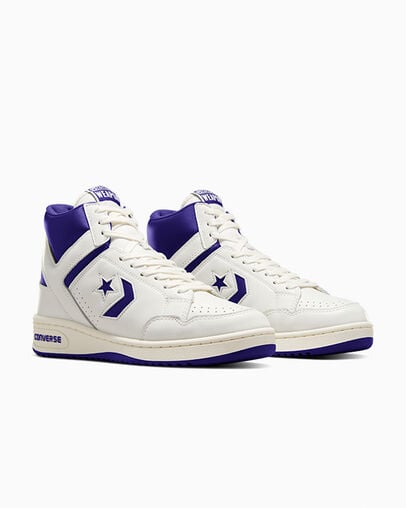 Converse Weapon Women Boots Purple / White NZ | C-05436989