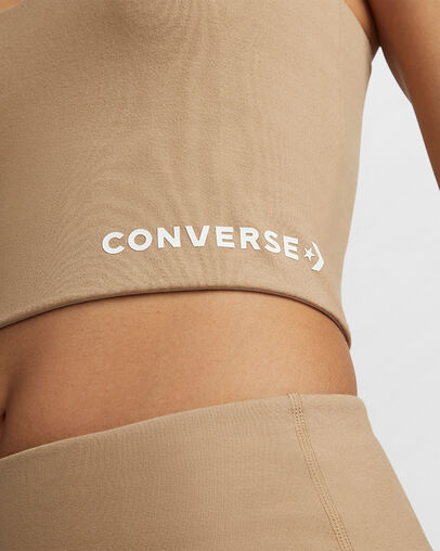 Converse Wordmark Women Bra Khaki NZ | C-57148399